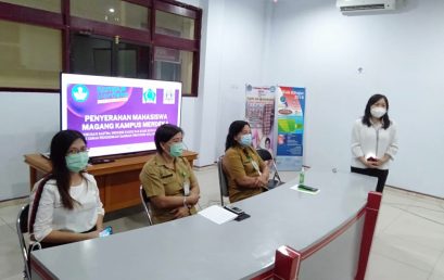 Penyerahan Mahasiswa Magang Program Kampus Merdeka Jurusan Sastra Inggris di Dinas Pendidikan Daerah Provinsi Sulawesi Utara