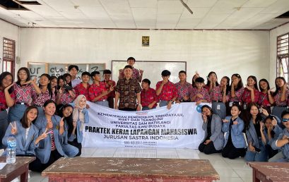 Prodi Sastra Indonesia Universitas Sam Ratulangi Mengikuti Praktik Kerja Lapangan (PKL) di SMKN 1 Amurang