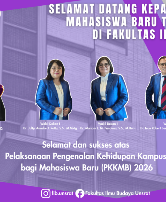 PKKMB hari pertama Fakultas Ilmu Budaya Unsrat
